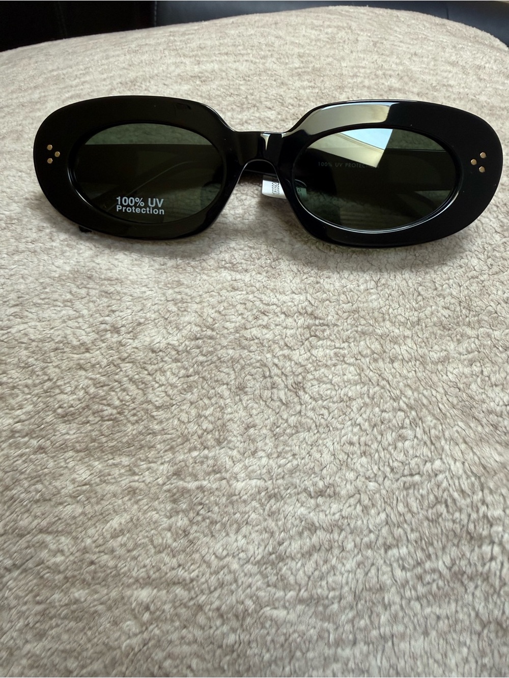 NWT Free people Hazel Round Polarized Black Sunglasses